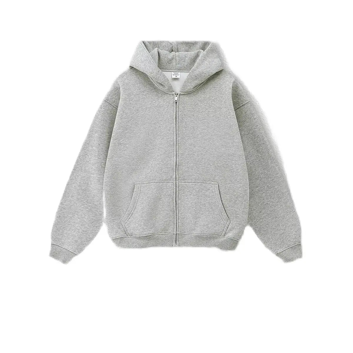 New Arrival Winter Thick 345 Grams Cotton Fleece Lining Hoodies Printing Vintage Washed Men Zip up Hoodie for Man