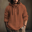 New Wish Cotton Linen Shirt Hooded Sweater Long Sleeve Hooded Casual Daily Clothing SISMO