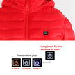 Winter Heated Jacket USB Electric Cotton Coat Zip-up Heater Thermal Clothing Heating Vest For Men SISMO