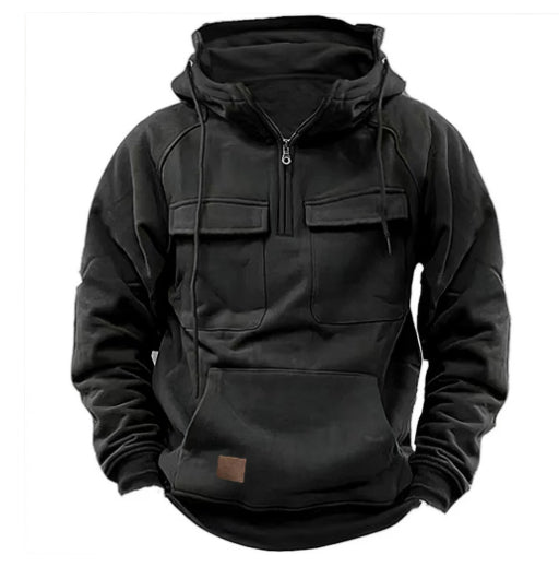 Men's Zip-up Hoodies Sweatshirt With Drawstring And Pocket Design Fashion Casual Sports Sweatshirt SISMO