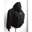 Backpack Hoodie Design Men's Coat Flower Gray SISMO
