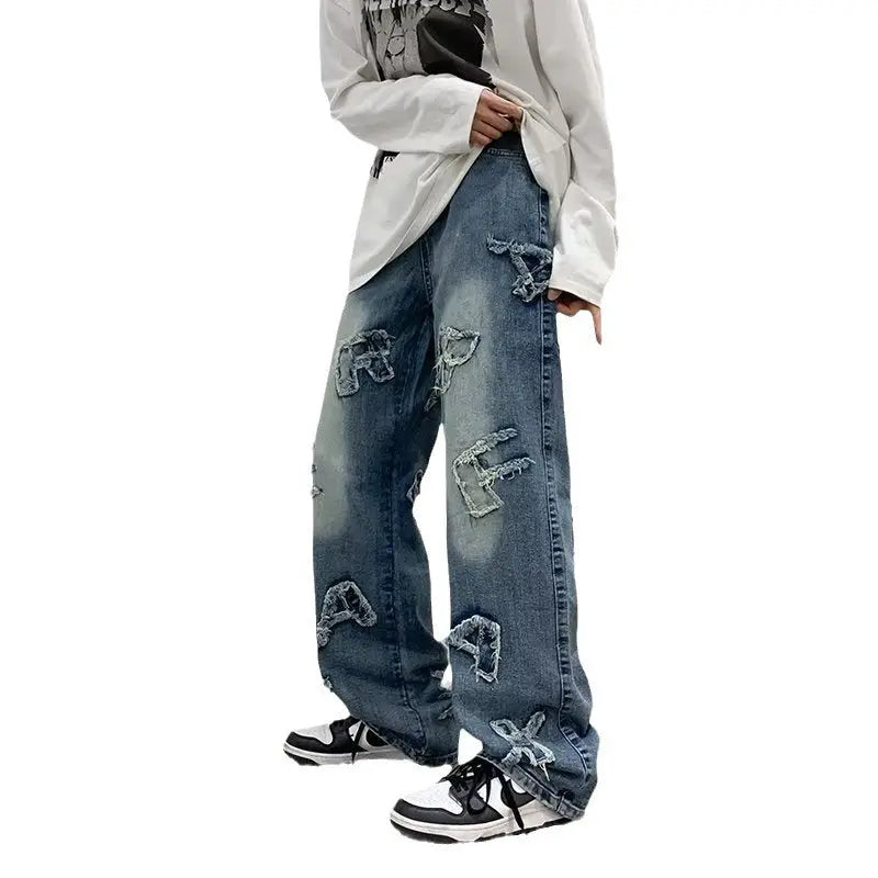 Men's Loose Retro Casual Wide-leg Pants MaiBeast