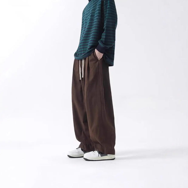 Cotton Men's Loose Wide Leg Pants MaiBeast