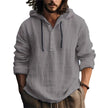 New Wish Cotton Linen Shirt Hooded Sweater Long Sleeve Hooded Casual Daily Clothing SISMO
