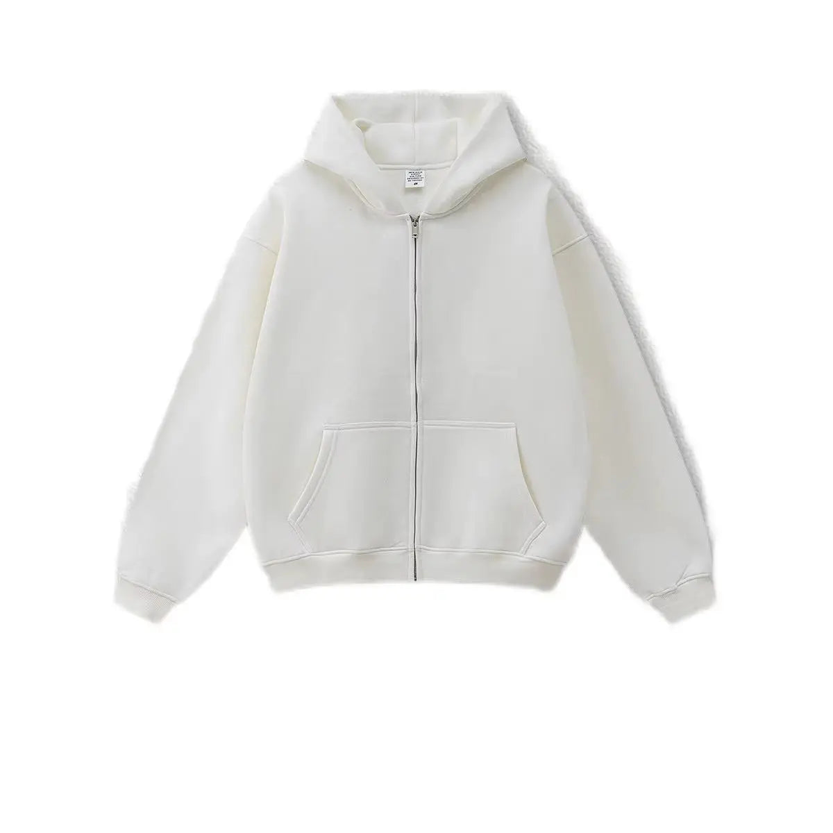 New Arrival Winter Thick 345 Grams Cotton Fleece Lining Hoodies Printing Vintage Washed Men Zip up Hoodie for Man